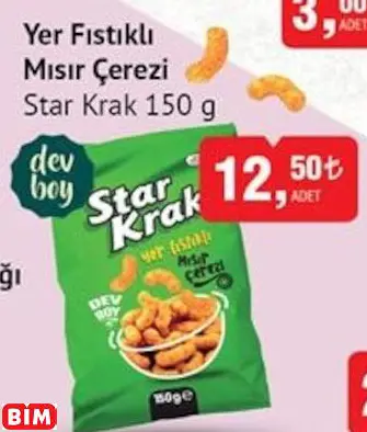 STAR KRAK  YER FISTIKLI MISIR ÇEREZİ
